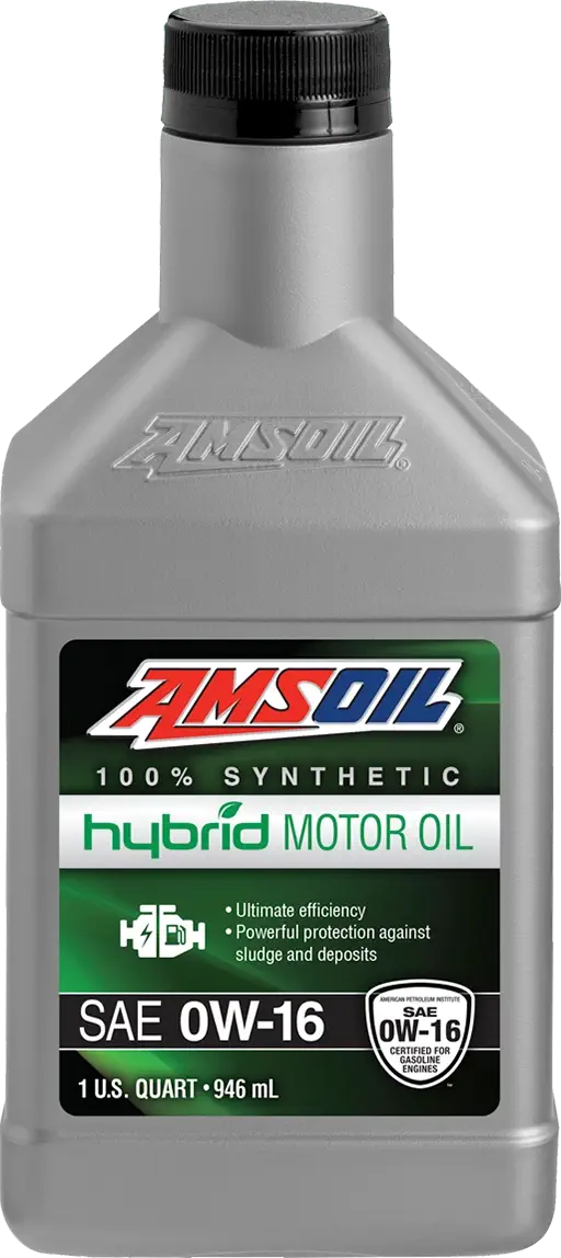 AMSOIL 100% synthetic hybrid motor oil
